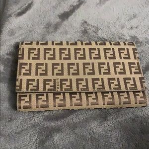 Fendi zucca wallet